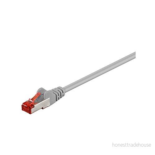 Goobay 50893 CAT 6 patchkabel, S/FTP (PiMF), grå 4040849508936