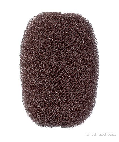 Comair Hair donut round, brown 7 x 11 cm 14 gr 4016187042494