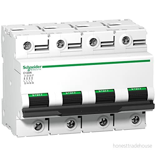 Schneider Electric C120N 4P 125A C 10000A 415V Miniatyrbrytare 3606480379475