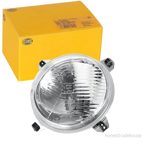 HELLA Halogen Huvudstrålkastare - 12V rund ECE Höger/Vänster 1A3 005 649-007 4082300222388
