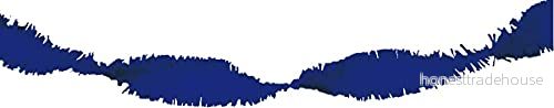 Folat Blue Crepe Paper Garland 6 meter 8714572094146
