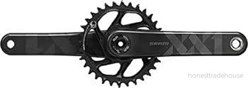 SRAM vevdelgarnitur XX1 örn 170 mm, 34T DM, svart, Boost 148 utan DUB innerlager, 00.6118.526.007 vebel, 175 32T, standardvariant 710845813627