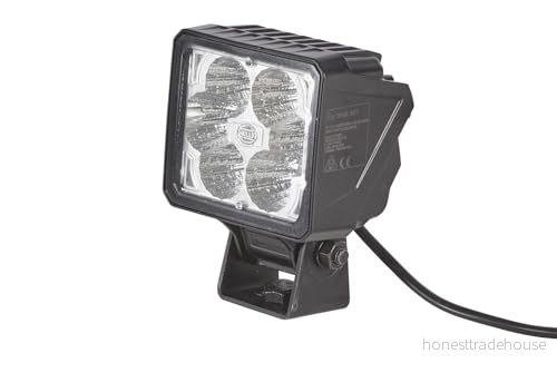 HELLA LED Arbetsstrålkastare Eco 26 24V / 12V 2000lm skruvad/påbyggd svängbar monteringsbygel Fjärrbelysning Kabellängd: 500mm Kontaktutförande: DEUTSCH kontakt 1GA 996 579 011 4082300704457
