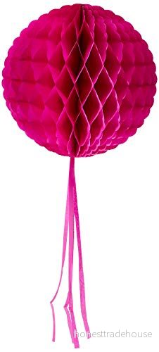 Folat Honungskaka sfär röd vit blå 30 cm 8714572296588